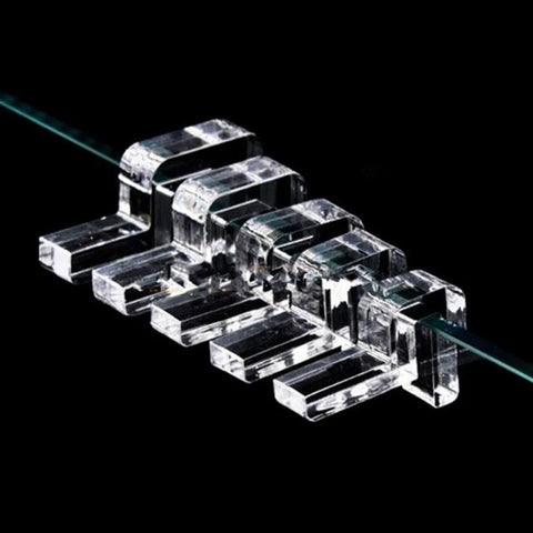 Clear Acrylic Fish Tank Lid Clips 4 Pack – Secure Cover Holders