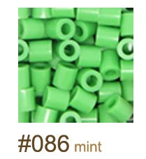 1000pcs 5mm Green Fuse Beads for Kids Pixel Art & DIY Crafts