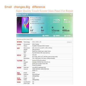 10 Pack Infinix Smart 9/8/7/6/5/4 Pro Touch Screen Glass Lens LCD with OCA 2021