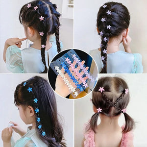 10-Pack Flower Princess Hair Clips Set - Lovely Hairpins and Buckles Hair Accessories
