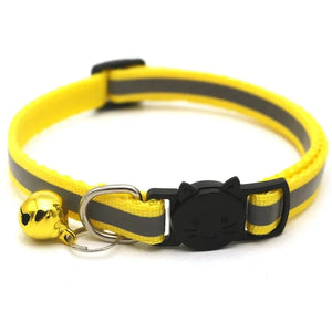 10-Pack Adjustable Cat & Kitten Safety Collars with Bells - Pet Collar Set