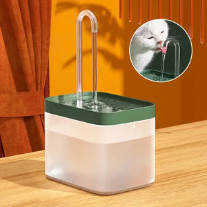 1.5L Quiet Pet Water Fountain with Smart Burnout Protection for Cats and Dogs
