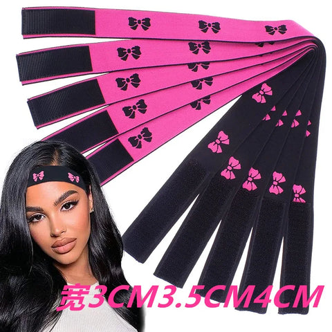 Elastic Band for Wigs: Lace Melting, Adjustable Edge Wrap for Laying Baby Hairs