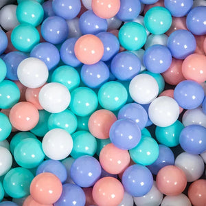 100 Pack Colorful 5.5cm Play Balls for Kids, Ball Pits & Party Games