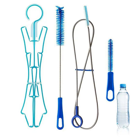 4-in-1 Hydration Bladder Cleaning Kit for Outdoor Drinking Water Bags Camping Hiking Supplies