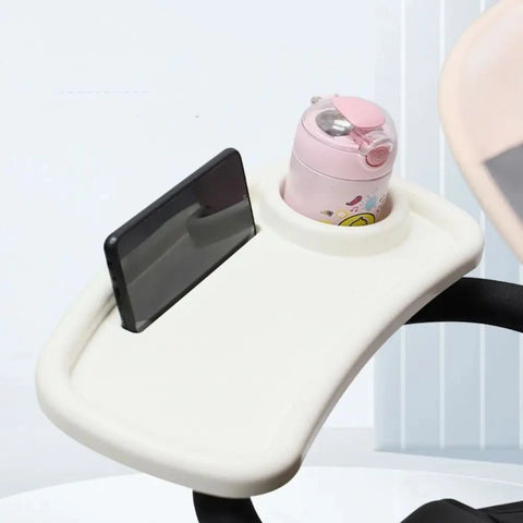Baby Stroller Snack Tray with Phone Holder for Child Food & Milk Bottle Pram Table