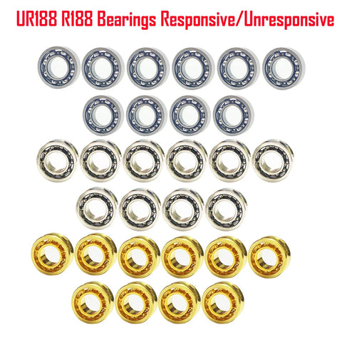 10pc Yoyo Bearing Set R188 for Smooth Spin - Replacement Kit for Plastic & Metal Yoyos