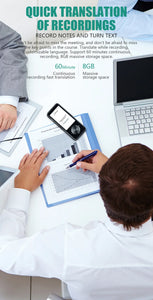 Instant Translator Device with 137 Languages, Real-Time Voice & Text Translation, 16 Offline Supported