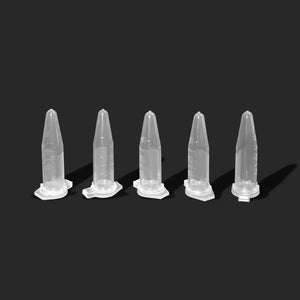 1000pcs 0.5ml Transparent Mini Plastic Test Tubes - Lab Centrifuge Containers