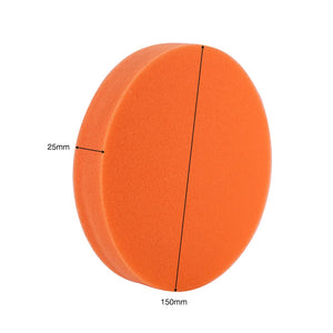 10-Pack 6 Inch Car Polishing Pads Sponge Kit for Waxing, Cleaning, Paint Care - Car Detailing Tools