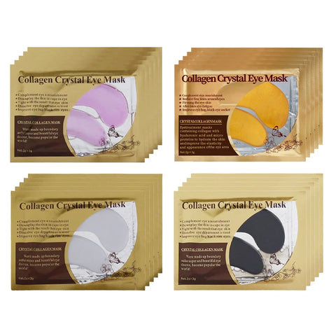 20-Pack Under Eye Gold Masks - Anti-aging, Dark Circles, Puffiness Treatment