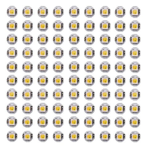 Addressable RGBW Mini Board LED Pixels 5V SK6812 (RGB+Warm/Cold/Neutral White) with Heatsink - WS2812B Compatible