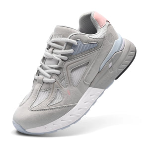 Extra Wide Women's Walking Sneakers, Lightweight for Flat Feet & Plantar Fasciitis, Heel Pain Relief