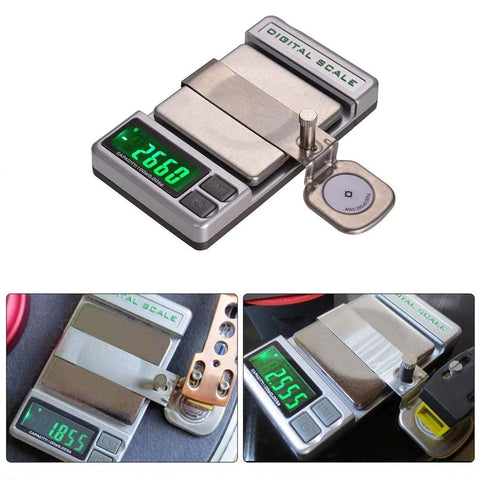 Digital Turntable Stylus Force Scale Gauge with LCD Backlight - High Precision Tonearm Phono Cartridge Tool