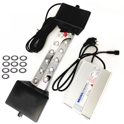 48V Stainless Steel Ultrasonic Humidifier Fogger: 6/8/10/12 Head Mist Maker for Greenhouse Hydroponics