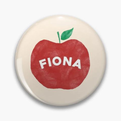 44mm Apple-Shaped Brooch Pins - Original Design Accessories