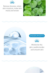 10-Pack Hydrating Firming Neck Masks with Hyaluronic Acid Skincare Set