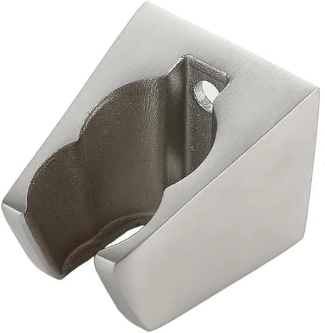 Durable Stainless Steel Wall-Mounted Shower Head Holder with 2-Position Adjustable Bracket