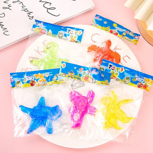 10-Pack Sea Animal Stretchy Toys - Party Favors & Classroom Prizes for Kids