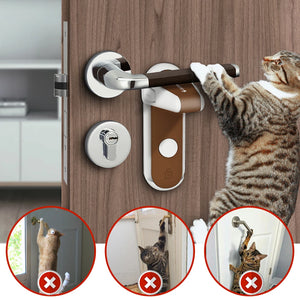 Childproof Door Lever & Knob Lock - Easy Install Baby Proofing for Home Safety