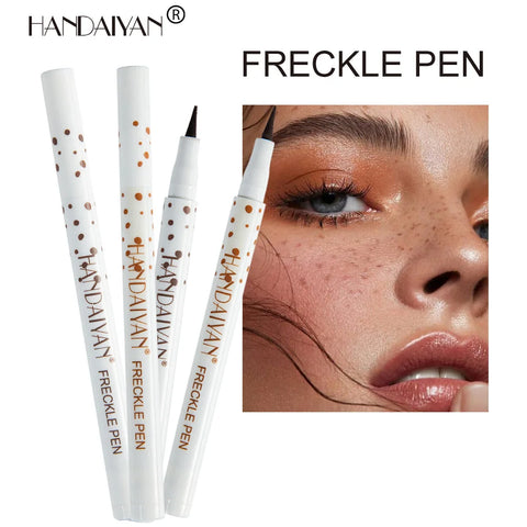 Brown Waterproof Freckle Pen - Long-lasting, Smudge-proof, Fast-drying, Natural Look