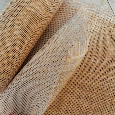 90cm Wide 2.0mm Natural Rattan Webbing Roll for Chairs & Furniture – Indonesian Cane Wicker Sheets