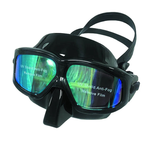 Freediving Snorkel Mask with HD Mirror Lens - High Visibility Dive Gear