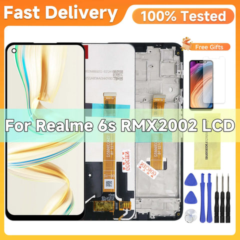 6.5" LCD Display Touch Screen Digitizer Assembly for Oppo Realme 6s/6 Replacement Parts