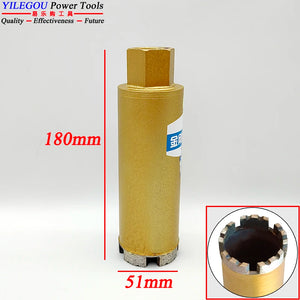 "180mm Diamond Core Drill Bit Set with SDS Adapter for Concrete & Bridge Drilling"