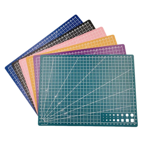 A4 Double-Sided Craft Cutting Mat Board - Sewing, Carving & DIY Tools in 6 Colors