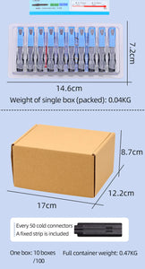 100pcs Fiber Optic Splice Connectors SC-APC/SC-UPC FTTH Quick Connect Kit