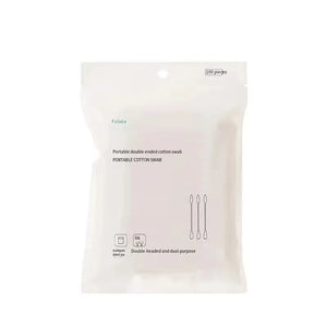 100-Pack Double-Ended Cotton Swabs - Individually Wrapped, Disposable, Travel-Friendly Cosmetic Sticks