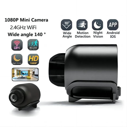 HD Mini WiFi Camera Baby Monitor Indoor Security Surveillance IP Camcorder with Audio Video Recorder