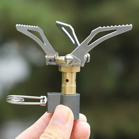 Compact 45g Ultralight Alloy Camping Gas Stove Mini Burner