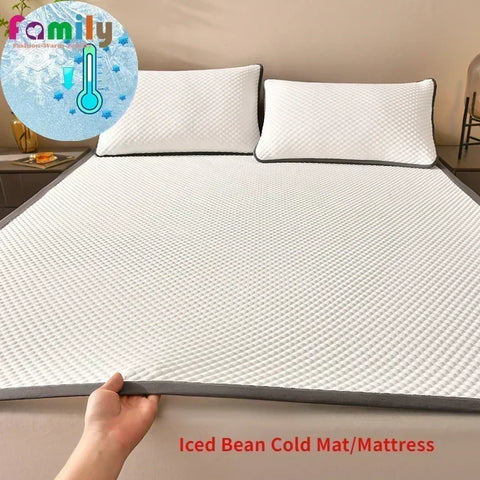 Cooling Mattress Pad - Breathable, Lightweight, Skin-Friendly Comforter for Cool Sleep