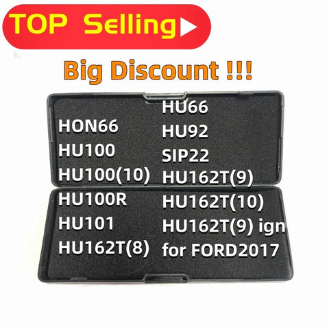2-in-1 Auto Locksmith Tool for Ignition, H66 HU100 HU101 HU162T HU66 HU92 SIP22 - Fits Various Models