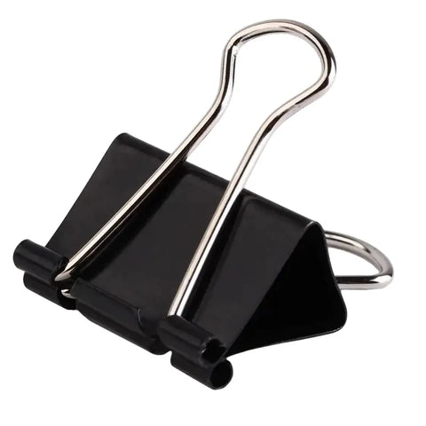 10 Pack Metal Binder Clips Assorted Sizes for Paper, Documents, Photos, Office and School Organization