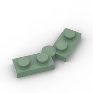 10-Pack Swivel Hinge Plates 1x4 Building Blocks Compatible with Leading Kids' Construction Sets