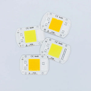 10-pack 50W AC220V LED COB Chips for DIY Floodlight Spotlight Lamp