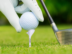 10-Piece Angled Plastic Golf Tees 10° for Improved Distance