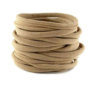 100pcs Baby Girl Soft Elastic Nylon Headbands, Infant Accessories, Stretchy Skinny Hairbands for Newborns and Toddlers