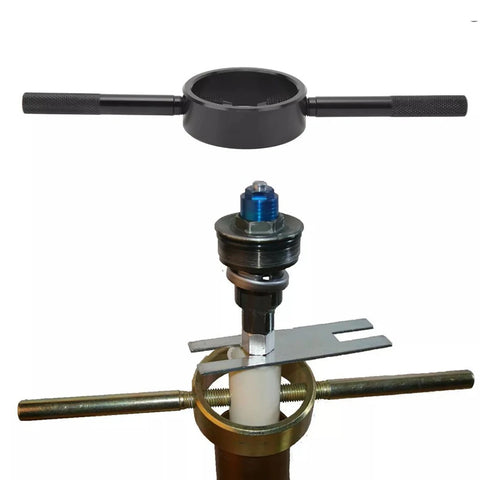 2pc Steel Compression Tools for Motorcycle Fork Springs - Essential Motorcycle Maintenance Equipment