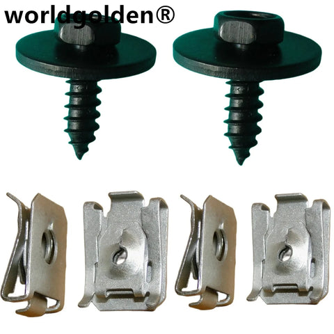 10pcs Auto Metal Nut for BMW Floor Trim Panel Trunk Side 07147330002