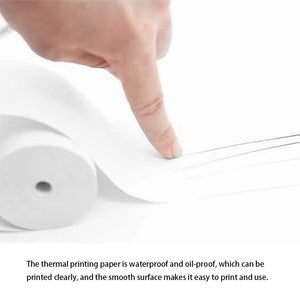 10 Rolls 57x25mm Thermal Paper for Kids Instant Print Camera - White Replacement Printing Paper Accessories