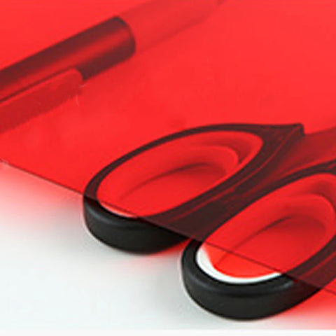 A4 Light Filter Gel Sheets - Transparent Red/Yellow/Blue/Green, 0.3mm Thick, Translucent Color Film