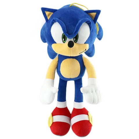 33cm Sonic Plush Toy - Soft Stuffed Knuckles Tails Doll Cute Cartoon Birthday Gift