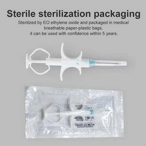 100 Pcs Pet Microchip 134.2kHz FDX-B Animal ID Chip with Syringe, ISO Standard