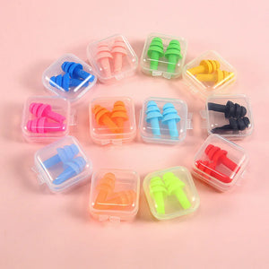 10 Pairs Silicone Noise-Reducing Ear Plugs for Sleeping, Sound Insulation, Anti-Snore, Comfortable Ear Protectors