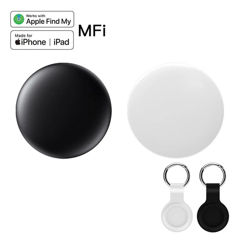 Bluetooth GPS Tracker with Apple Find My – Anti-Lost Key Finder, Alarm, Sound Alert, Message Reminder