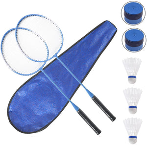 Lightweight Badminton Racket Set with Bag - Outdoor Sports Gear for Beginners